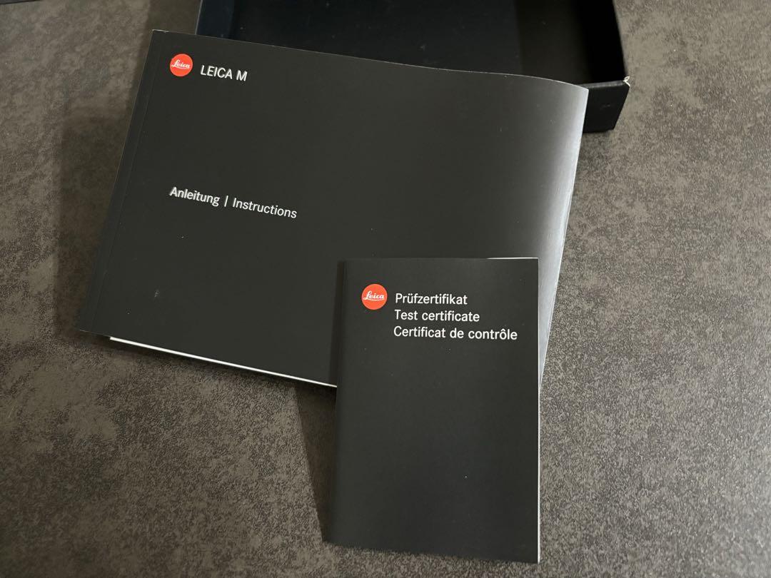 ライカ M typ 240 元箱一式のみ Leica LEICA ライカ M type 240 デジタル ブラックペイント 元箱、付属