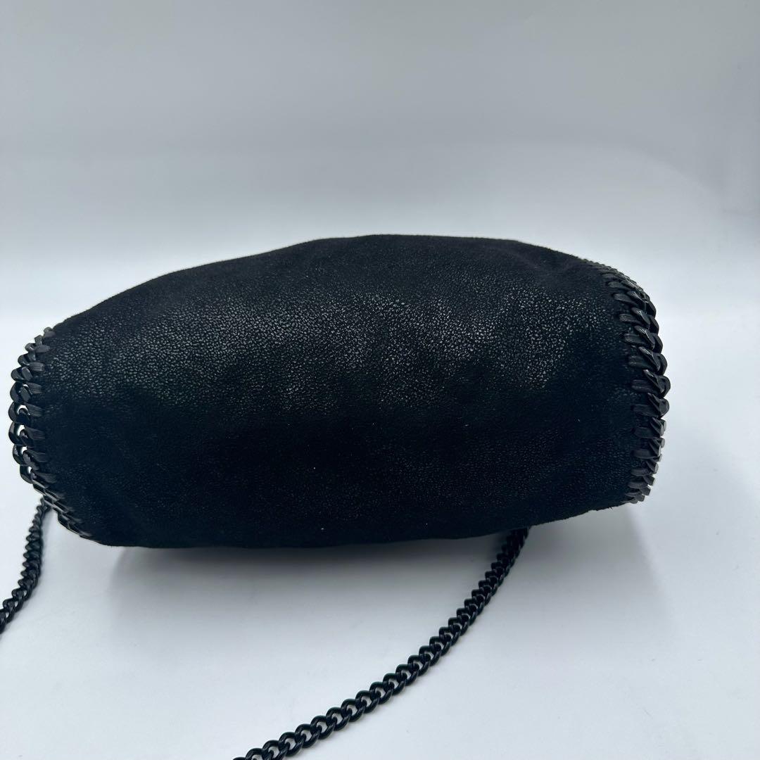 美品　ステラマッカートニー スエード 2way ショルダーバッグ ファラベラ 黒 ネット限定】 STELLA McCARTNEY ステラマッカートニー