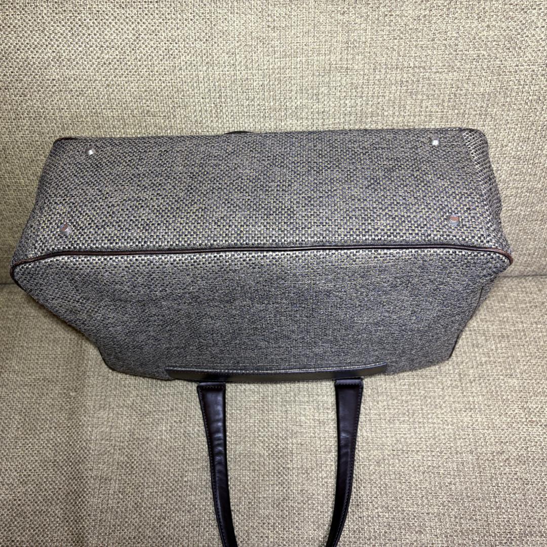 ハートマントートバック　HORIZONAL TOTE ダークブラウン