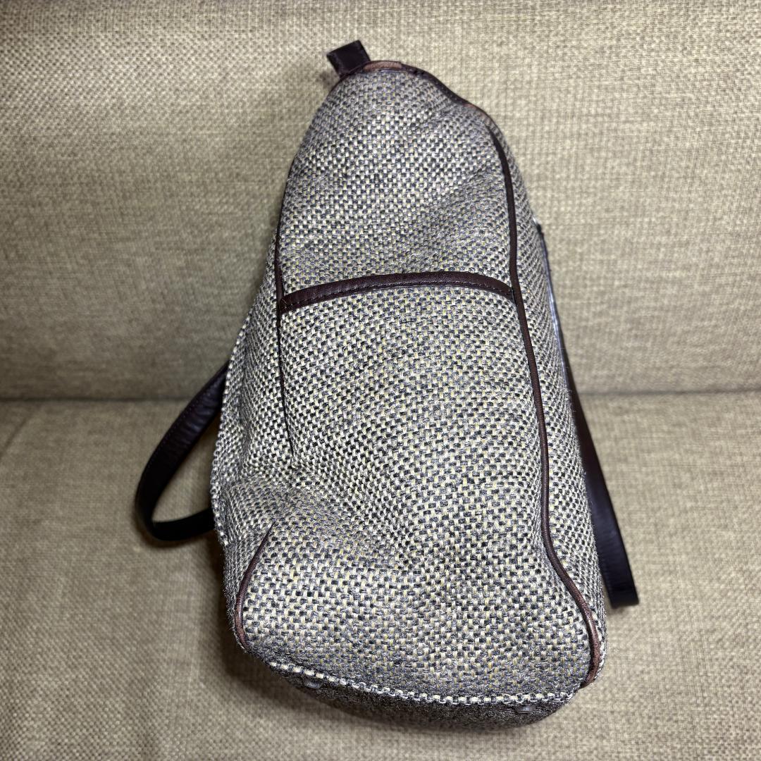 ハートマントートバック　HORIZONAL TOTE ダークブラウン