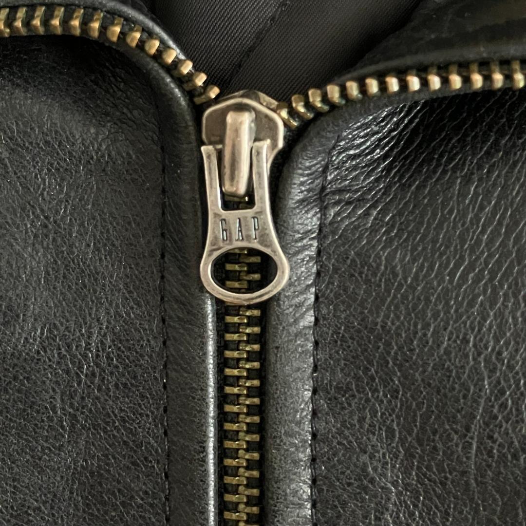 希少　GAP ギャップ レザージャケット　コート　OLD GAP M　黒