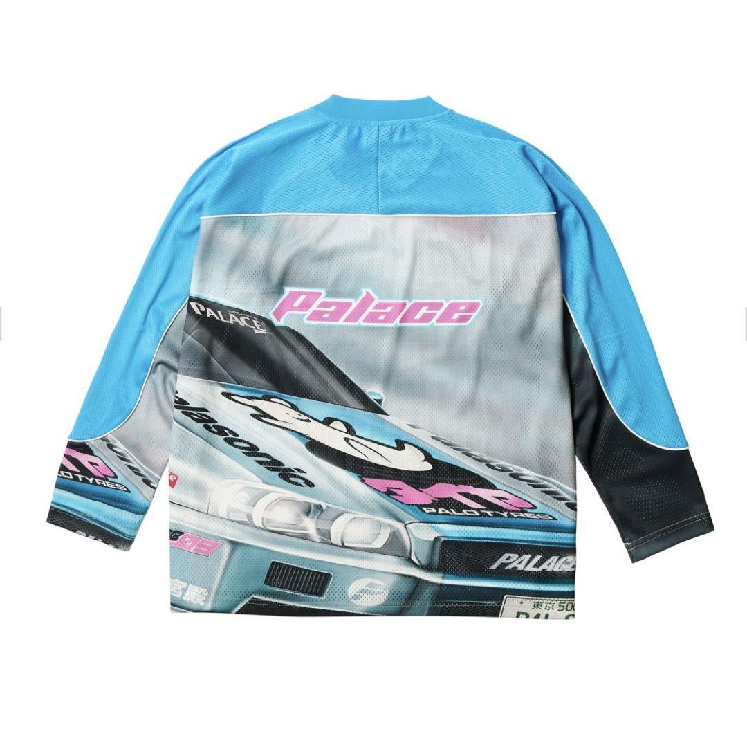 トップス PALACE RACEY JERSEY BLUE \"BLUE\" M