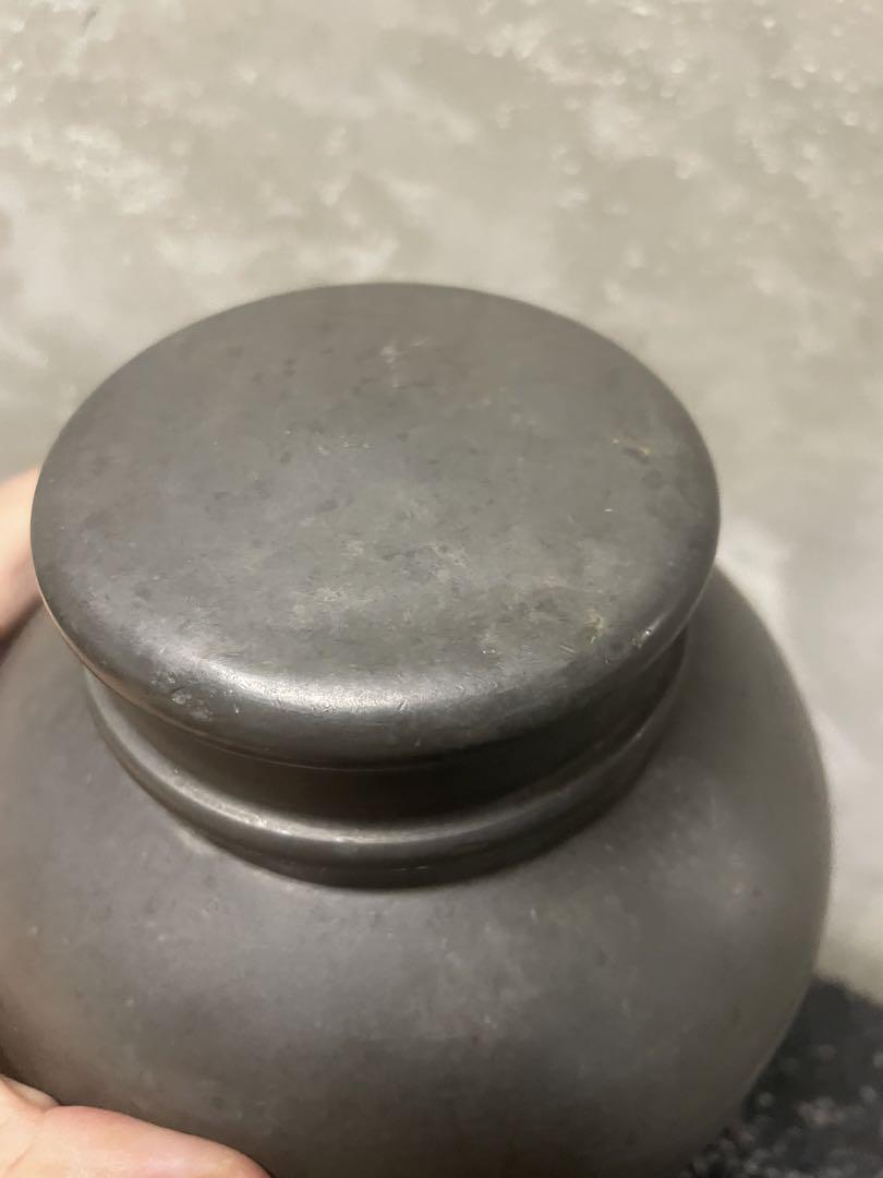 最安値　錫　茶壺　茶入　古美術　骨董　茶道具