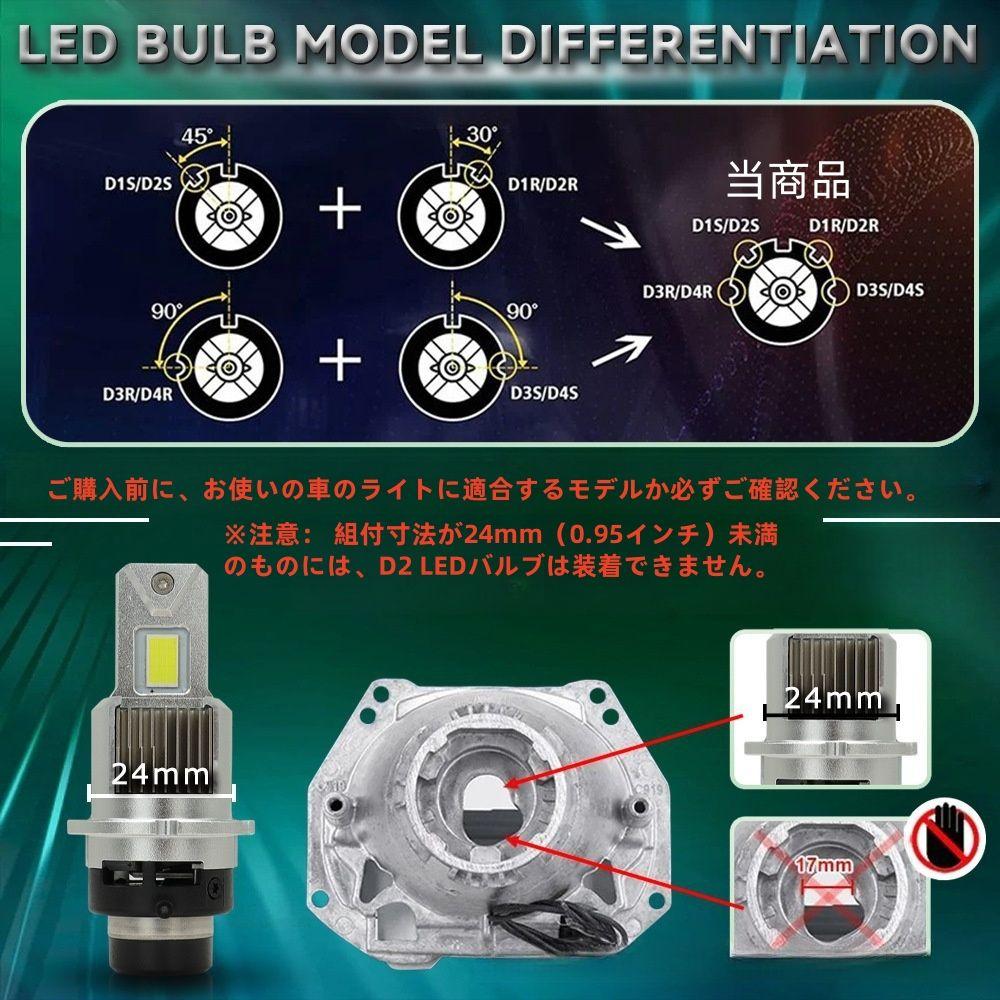 D4S D4R D2R D2S LEDバルブ LEDヘッドライト 爆光 車検対応