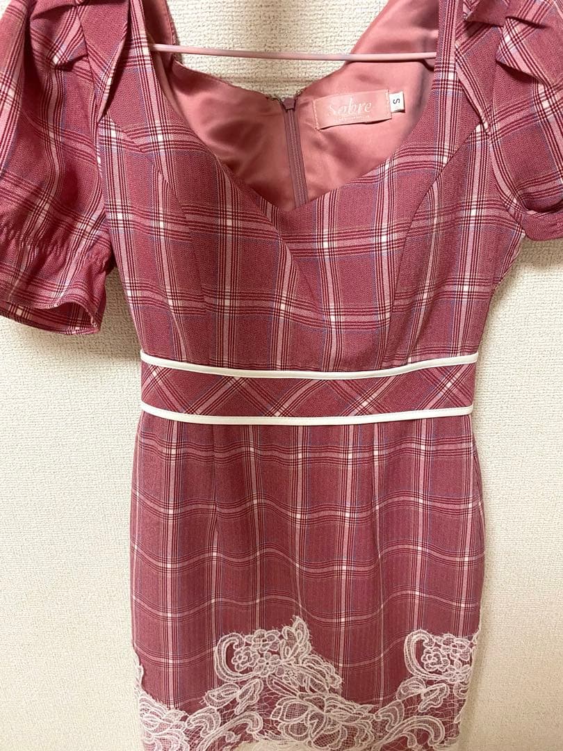 チェック ドレス　ワンピ