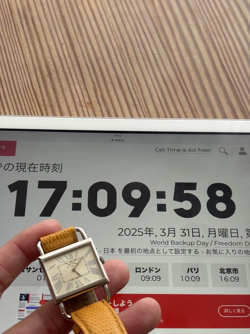 【！希少デザイン！美品！】E.MARINELLA マリネッラ 腕時計