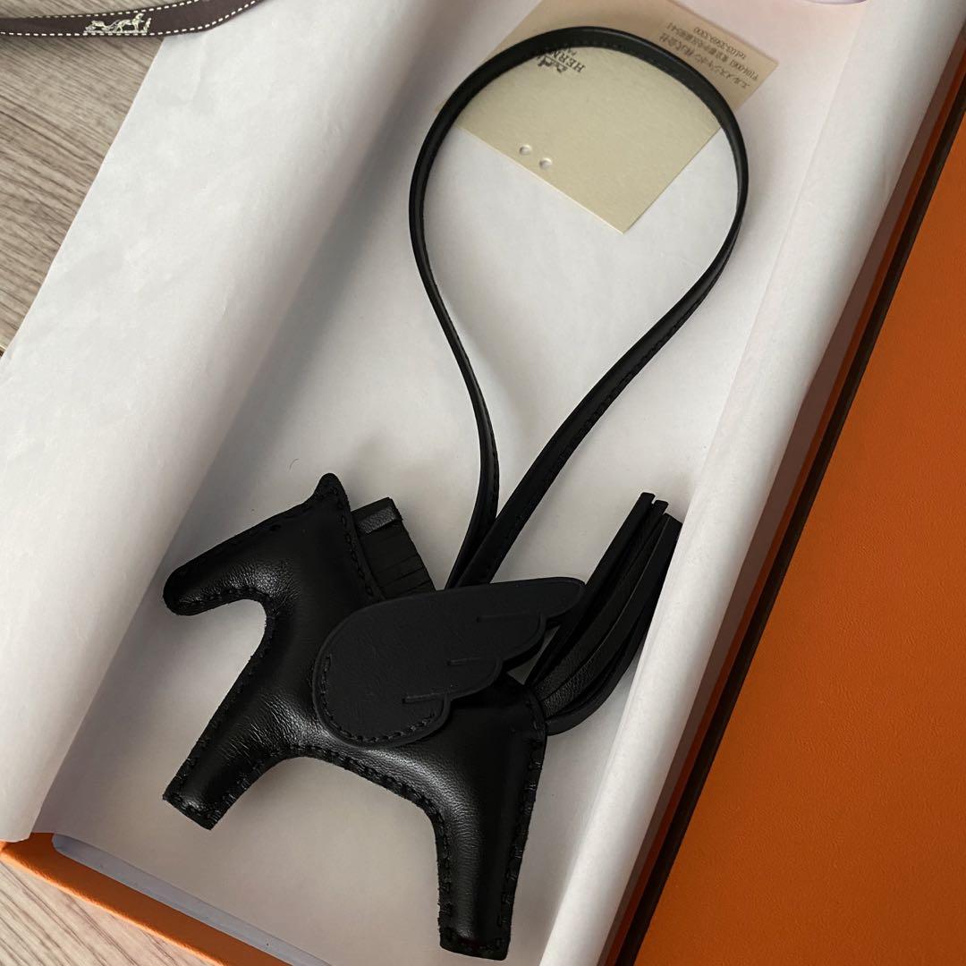 エルメス　ロデオ ペガサス バッグチャームpm ブラック新品
