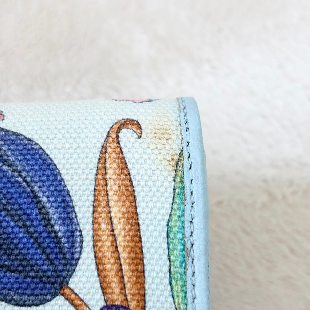 グッチ 長財布 チェーン ショルダー ウォレット GG マーモント フローラ 青 グッチ 長財布 チェーン ショルダー ウォレット GG マーモント フローラ 青