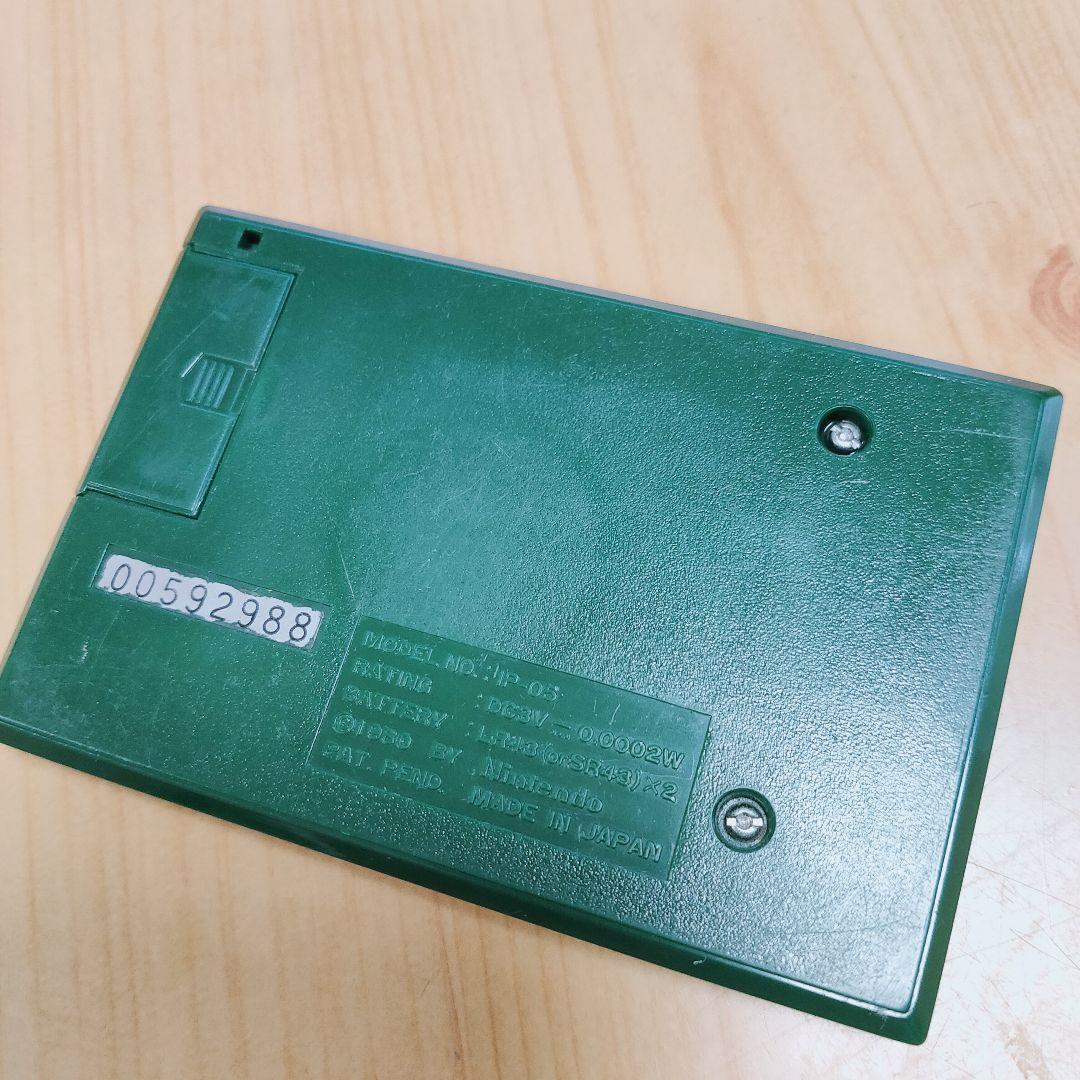 即決 動作品 反射板 偏光板交換済み ゲームウォッチ ジャッジ 緑