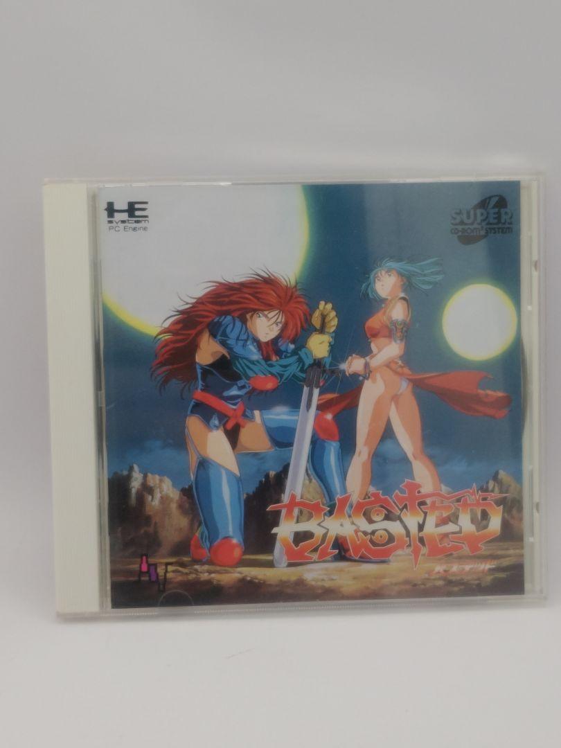 バステッド□箱、説明書、ソフトのセット　スーパーCDROM　PCエンジン