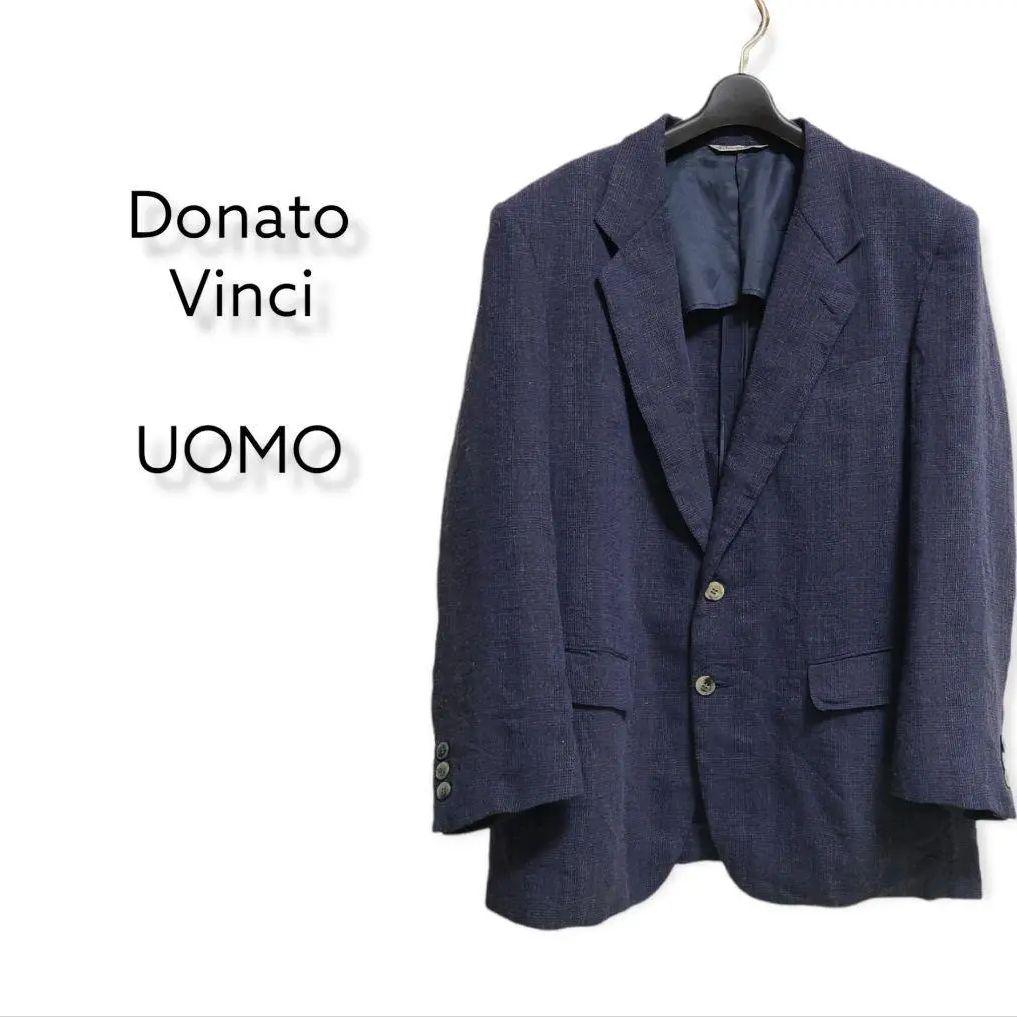 Donato Vinci メンズ テーラードジャケット カジュアルスーツ 紺 スペシャルオファ Donato Vinci メンズ テーラードジャケット カジュアルスーツ 紺 スペシャルオファ