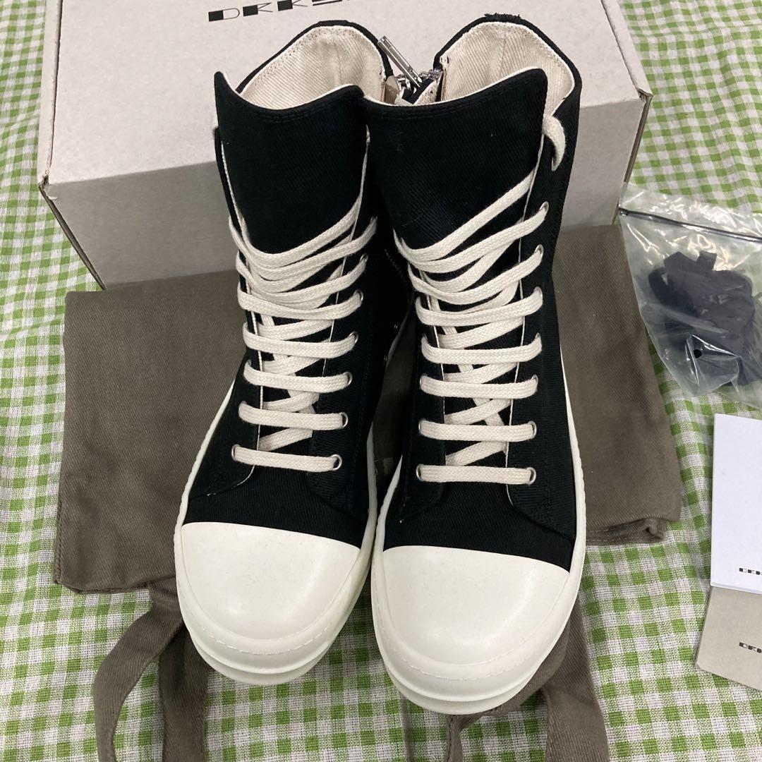 RICK OWENS DRKSHDW 刺繍入りスニーカー　43
