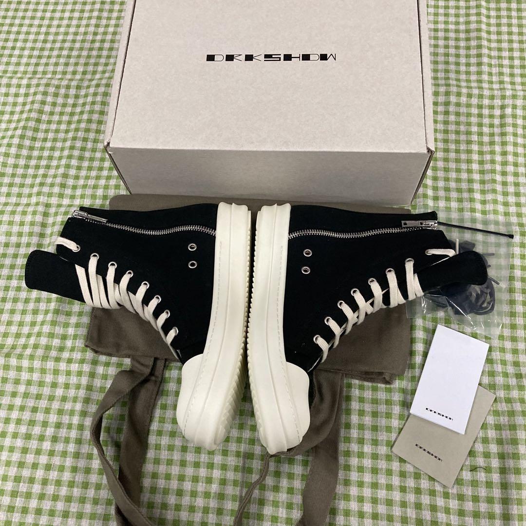 RICK OWENS DRKSHDW 刺繍入りスニーカー　43