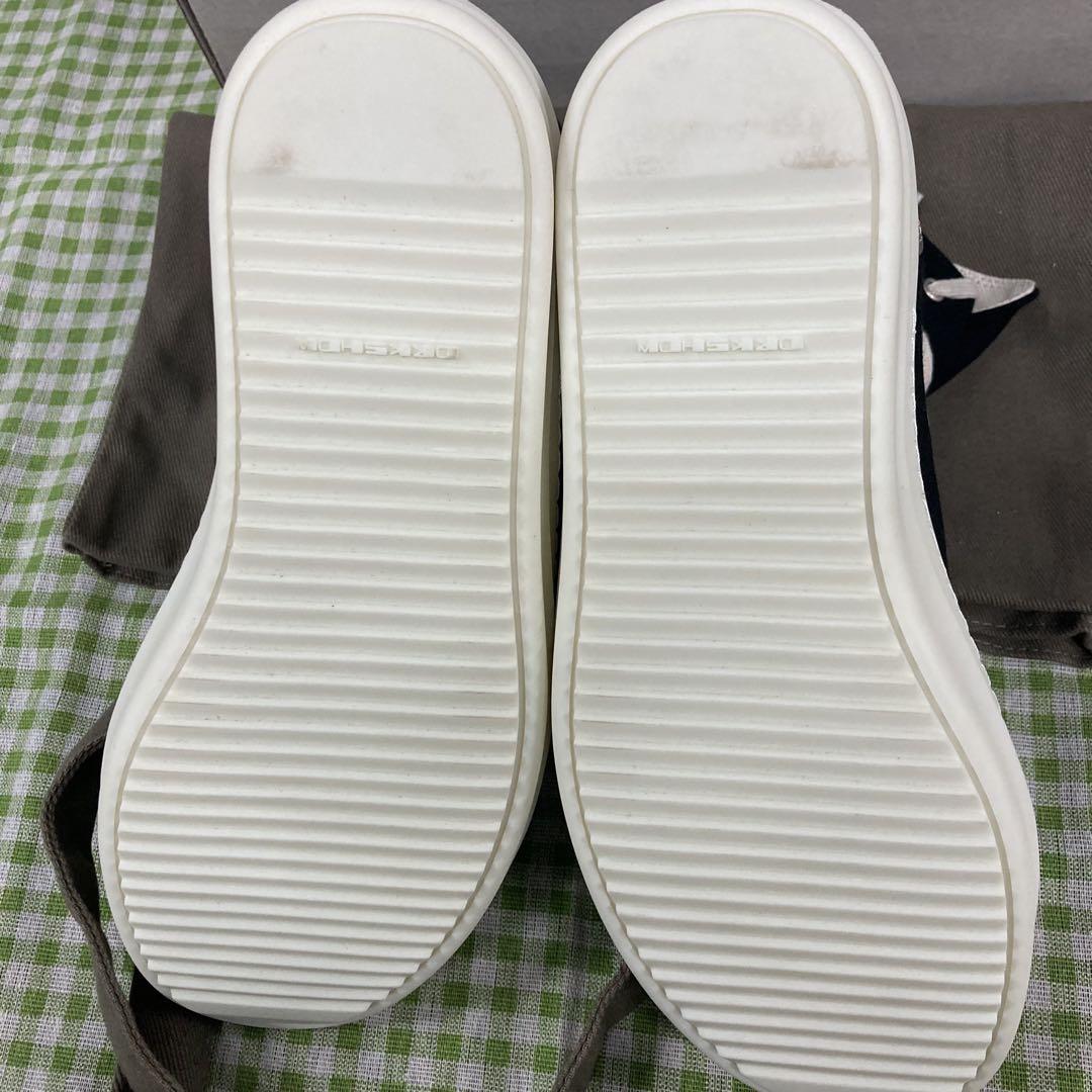 RICK OWENS DRKSHDW 刺繍入りスニーカー　43