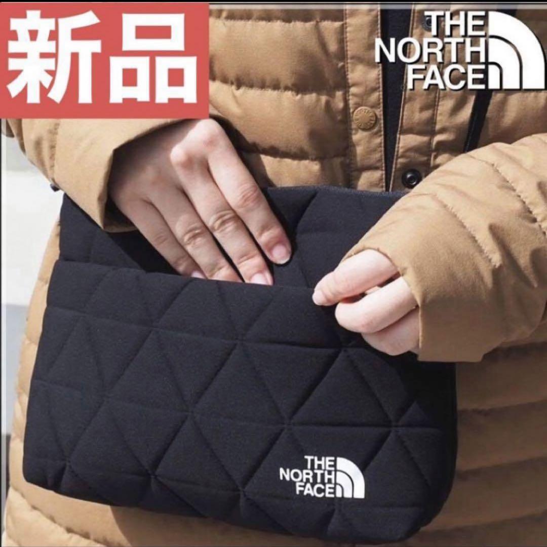 新品 ノースフェイス NM32356 ジオフェイスポーチ K/ブラック