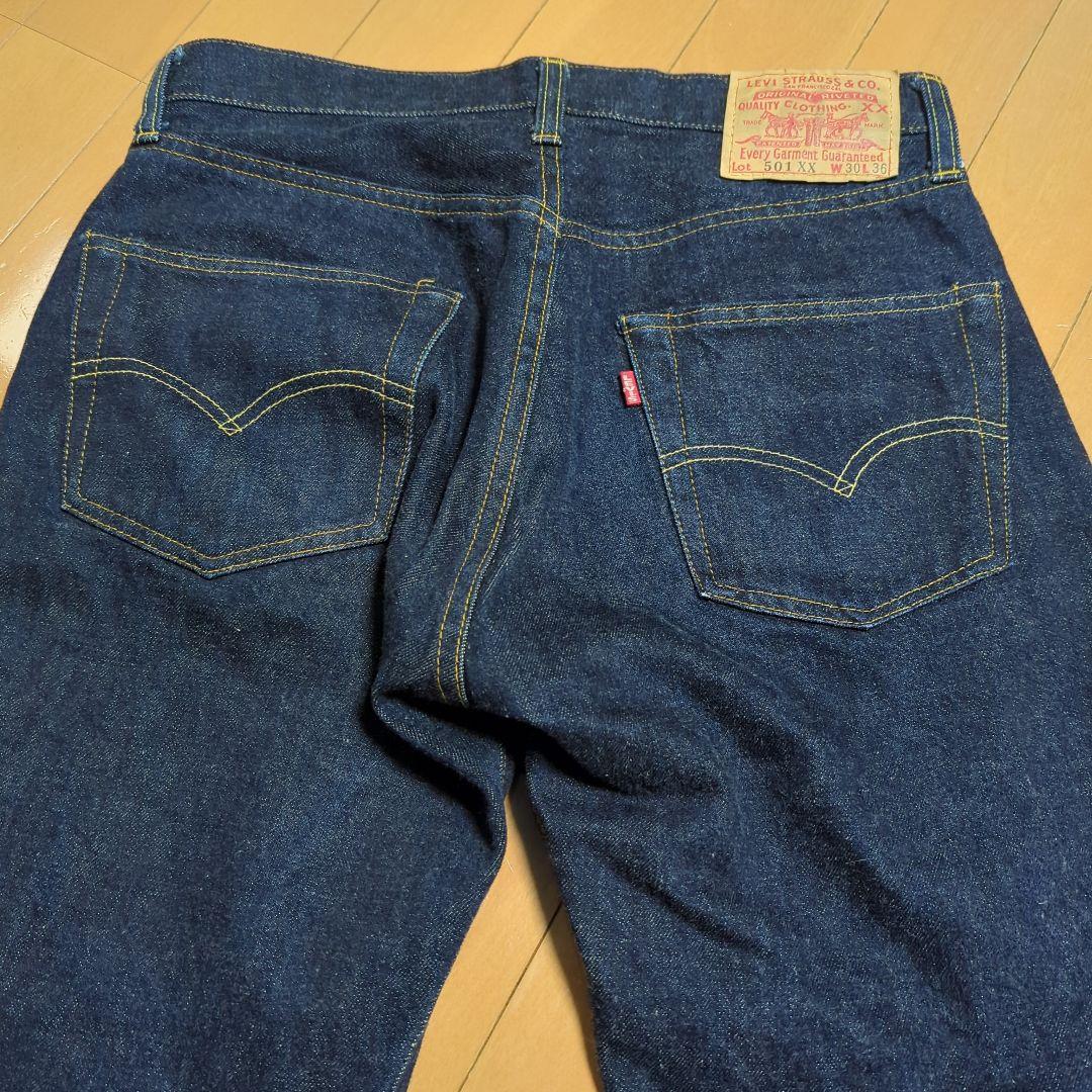 濃紺 90s リーバイス ヴィンテージ復刻 55年 501XX バレンシア