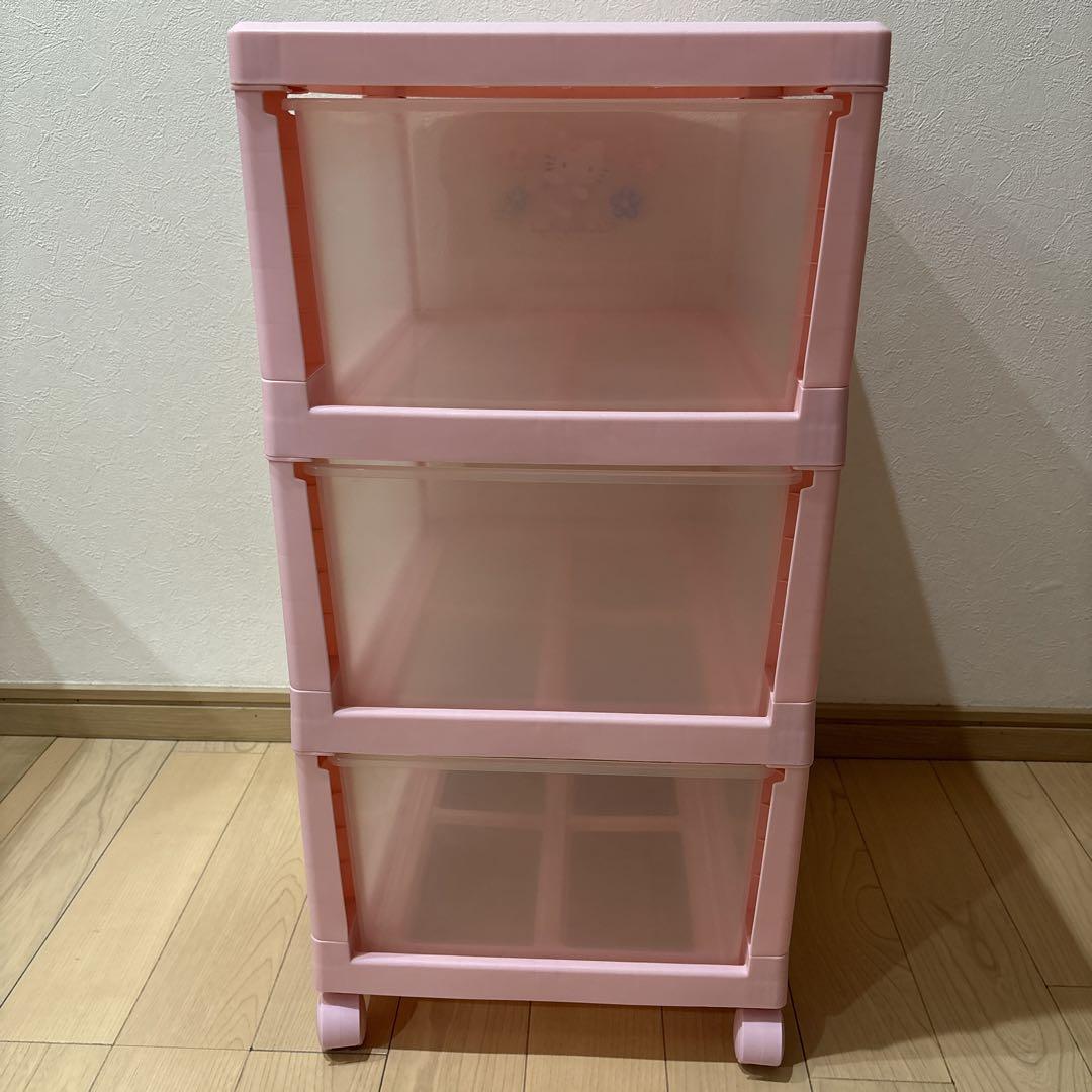 ☆たくちゃん様☆ エンジェルキティ 3段チェスト、3段収納、SANRIO