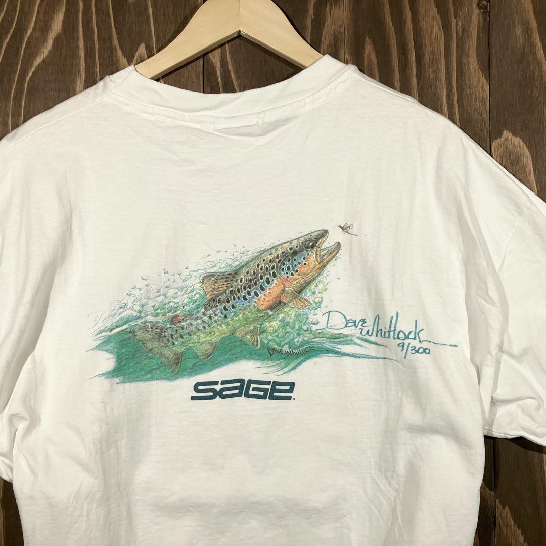 300枚限定　SAGE dave whitlock tシャツ trout XL