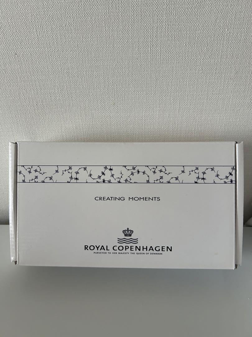 新品　ロイヤルコペンハーゲン ブルーパルメッテ デスク クロック 置き時計