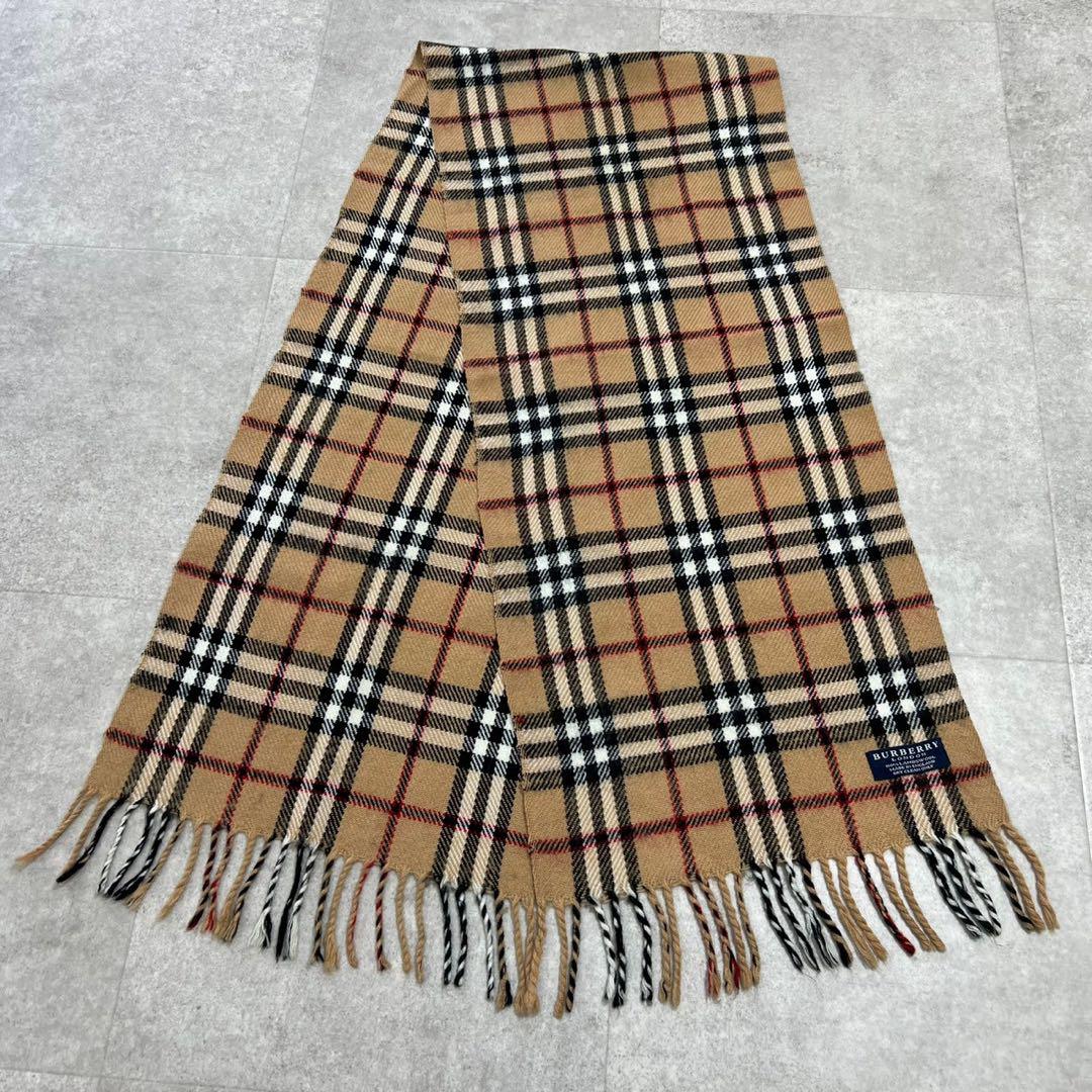 バーバリー　マフラー　カシミヤ100% Burberry ストール　ノバチェック