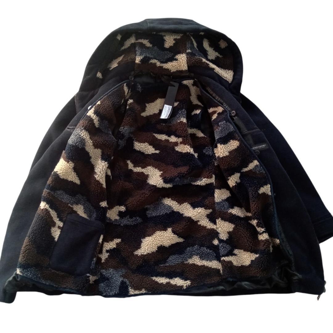 美品 MESSAGERIE メッサジェリエ カシミア混 フーテッド ブルゾン46
