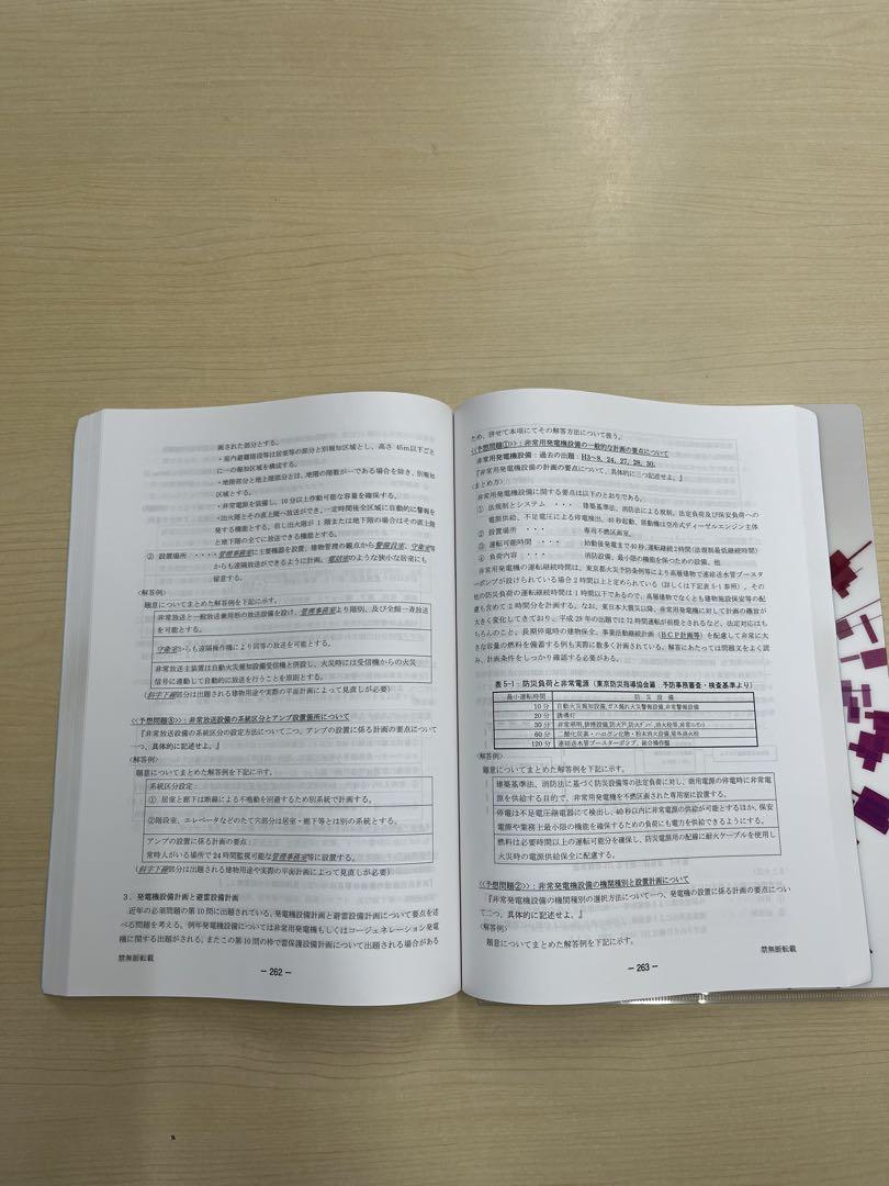 建築設備士試験　二次試験受験準備講習会　資料