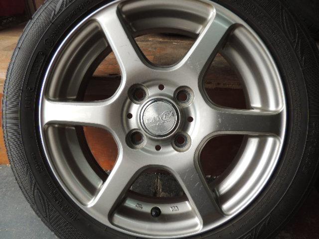 T205　155/65R14　ダンロップ　4本　アルミホイール付き