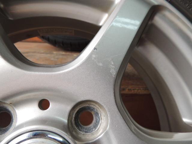T205　155/65R14　ダンロップ　4本　アルミホイール付き