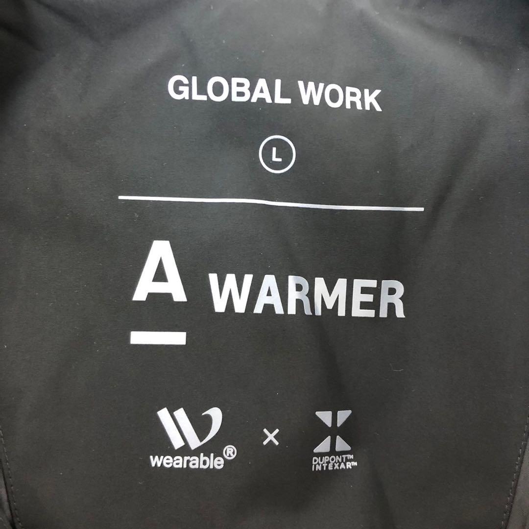 GLOBAL WORK 【A WARMER】ノーカラヒートジャケット
