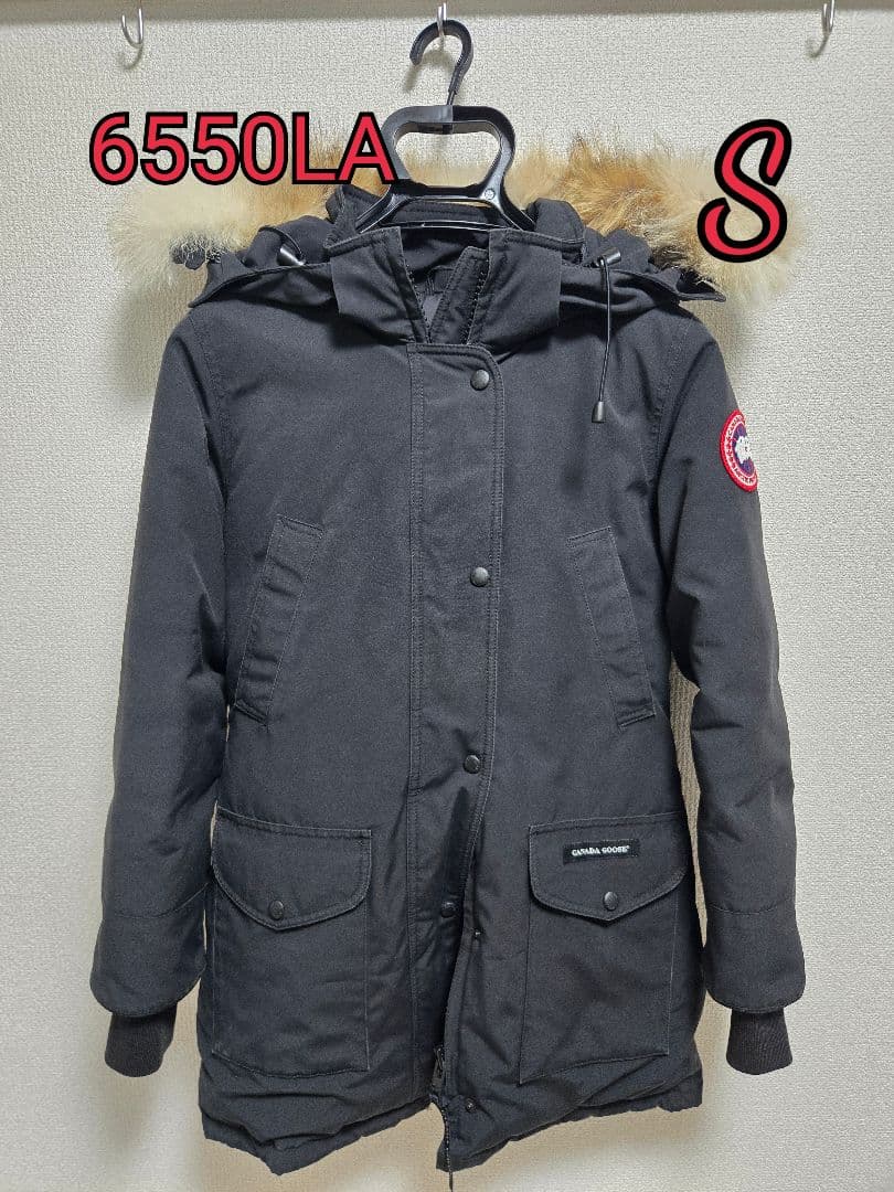トリリウムパーカー 6550LA S black カナダグースS CANADA GOOSE