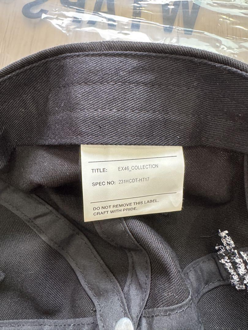 WTAPS CAP 231HCDT-HT17 BLACK