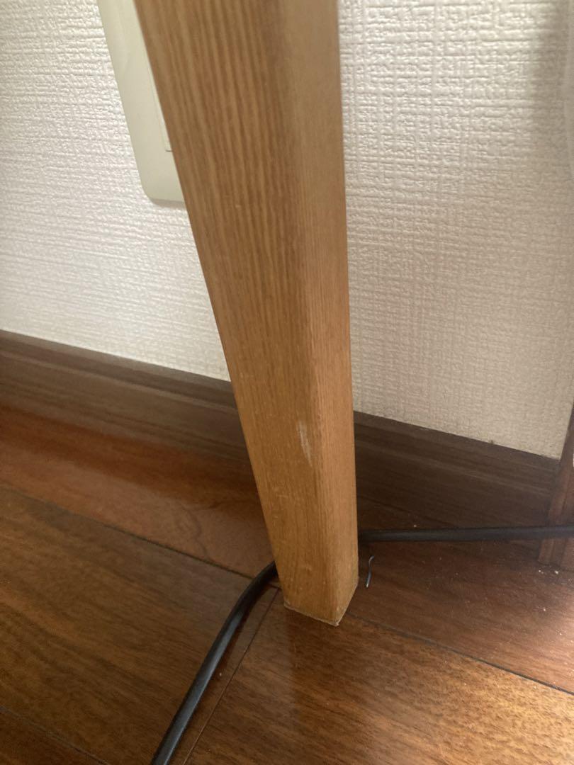 無印良品　タモ材　エクステンションテーブル