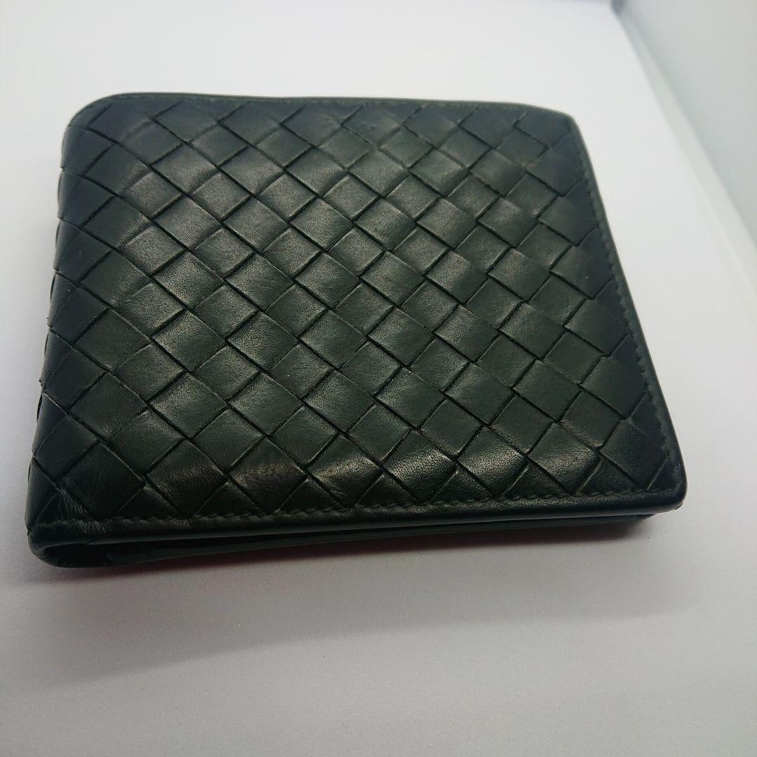 Bottega Veneta 二つ折り財布 ダークグリーン