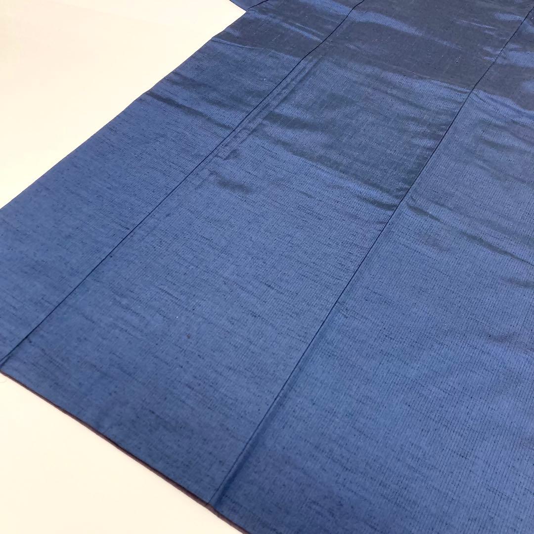 【着物と帯 時流】M241029◇正絹 男性用アンサンブル◇飛騨川紬 裄ロング