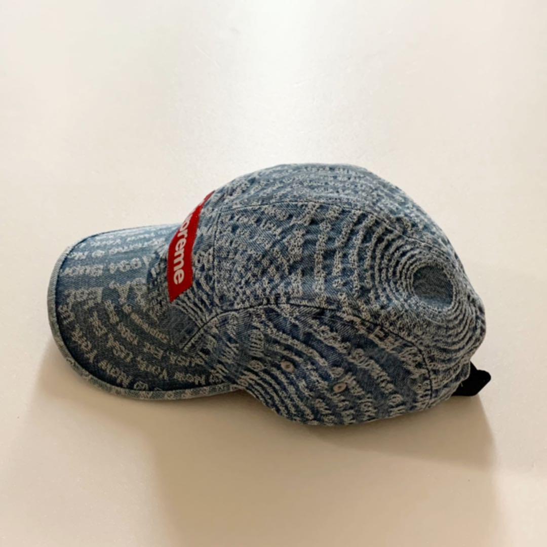 フリーよろ⑤ シュプリーム Circles Jacquard Denim Camp Cap zkcv3-m12545238581 カテゴリー