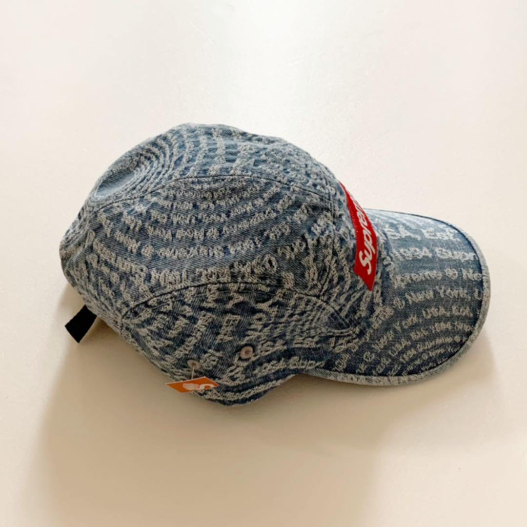 フリーよろ⑤ シュプリーム Circles Jacquard Denim Camp Cap zkcv3-m12545238581 カテゴリー