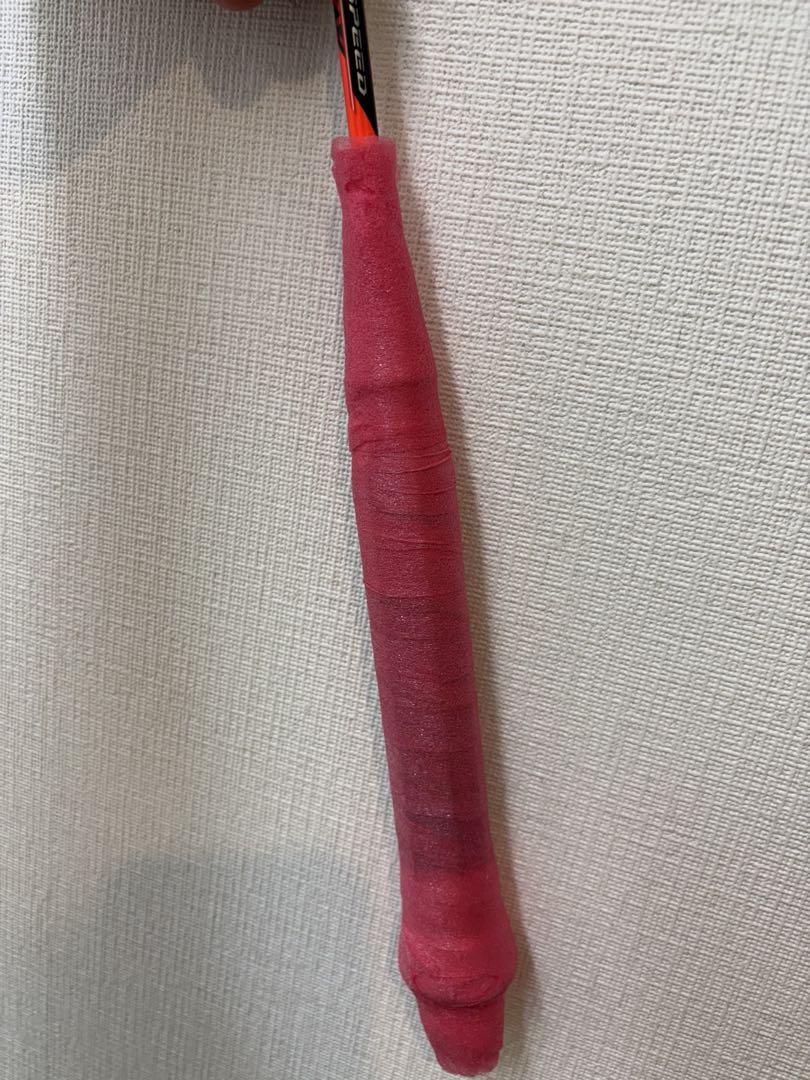 ナノレイzスピード　YONEX バドミントンラケット オレンジ