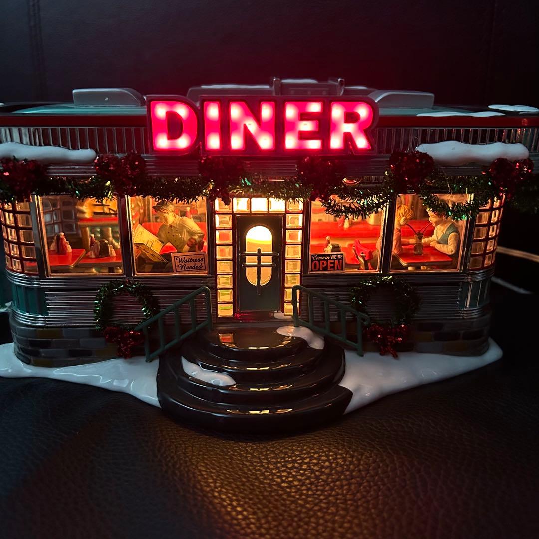 ★シェリーズダイナー Shelly's Diner ライトアップ ジオラマ★ ★シェリーズダイナー Shelly's Diner ライトアップ ジオラマ★