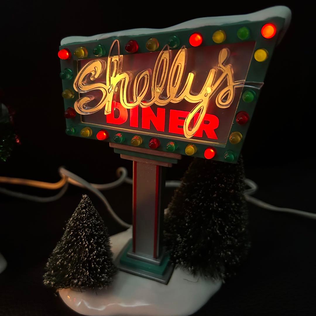 ★シェリーズダイナー Shelly's Diner ライトアップ ジオラマ★ ★シェリーズダイナー Shelly's Diner ライトアップ ジオラマ★