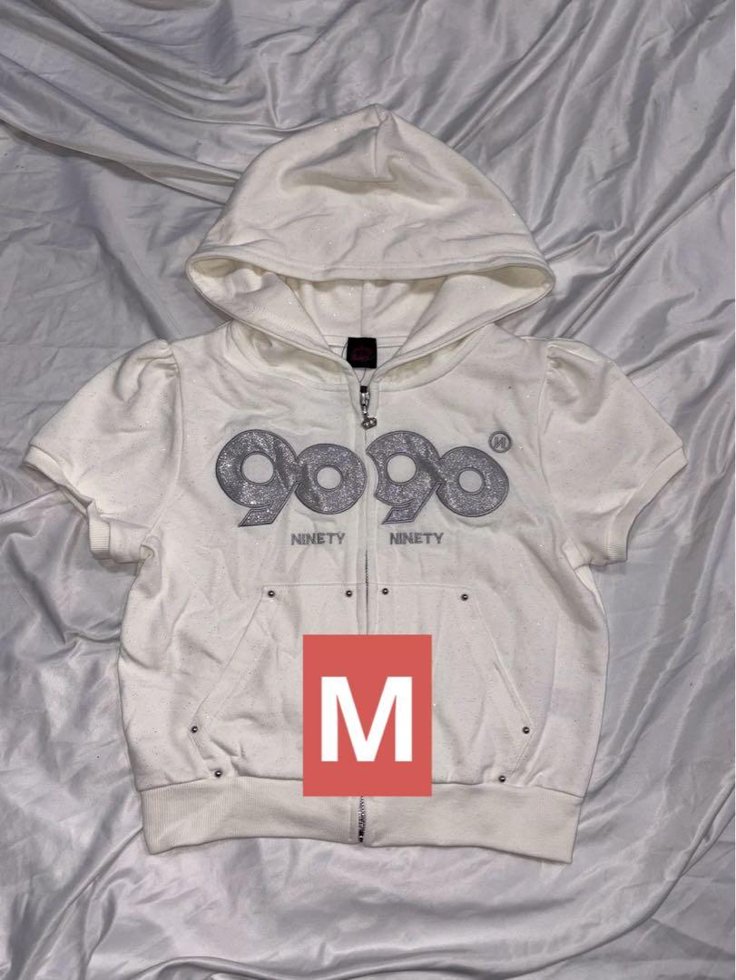 トップス 9090 girl OG Logo Half Zip Hoodie M