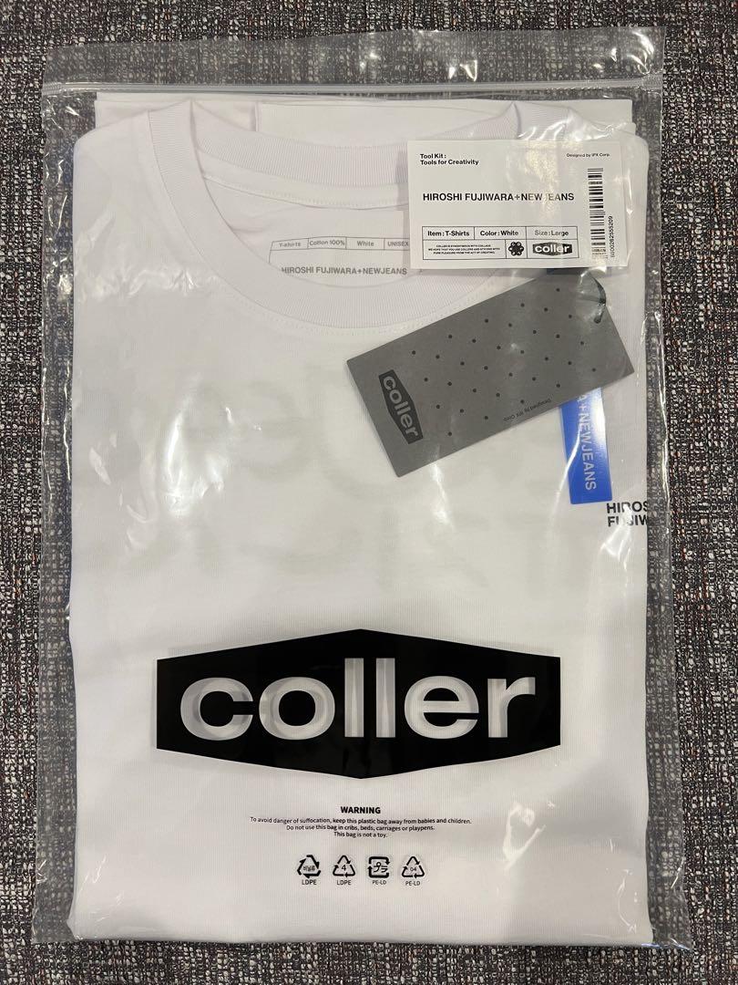 NewJeans x Hiroshi Fujiwara T-シャツ VER.2 NewJeans x Hiroshi Fujiwara COLLER T-SHIRTS VER.2 (WHITE
