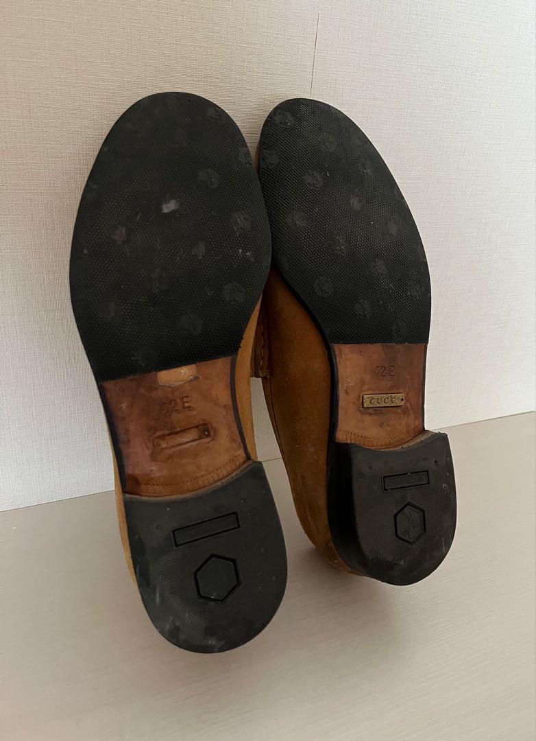 GUCCI グッチ　ホースビットローファー　42E スエード