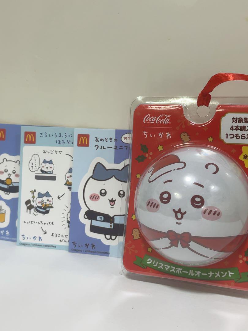 【ちいかわ】クリスマスボールオーナメントとシール