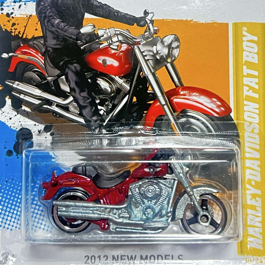 ハーレーダビッドソン ファットボーイ　ホットウィール 100%ホットウィール HARLEY-DAVIDSON FATBOY ルース - メルカリ