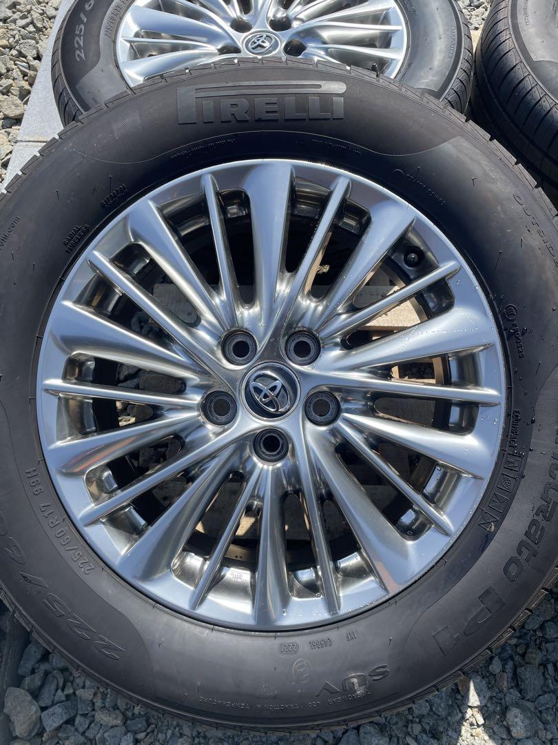 【送料込】アルファード　ヴェルファイア ホイールセット 225/60 R17