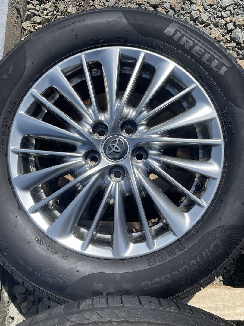 【送料込】アルファード　ヴェルファイア ホイールセット 225/60 R17