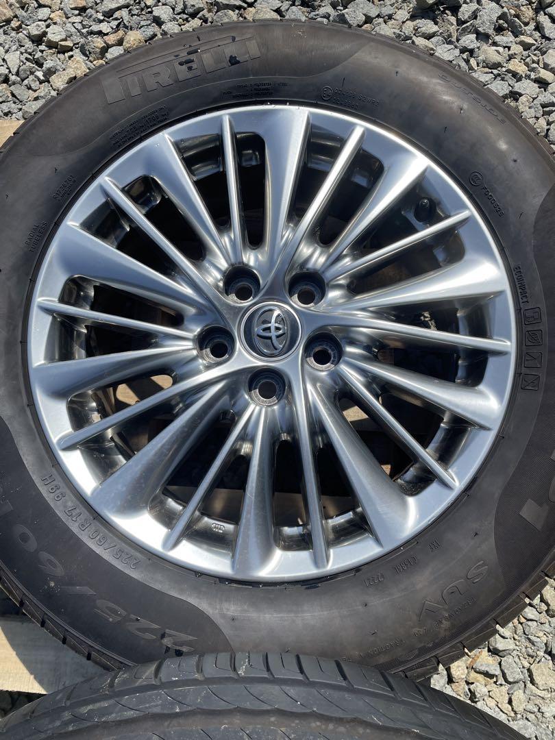【送料込】アルファード　ヴェルファイア ホイールセット 225/60 R17