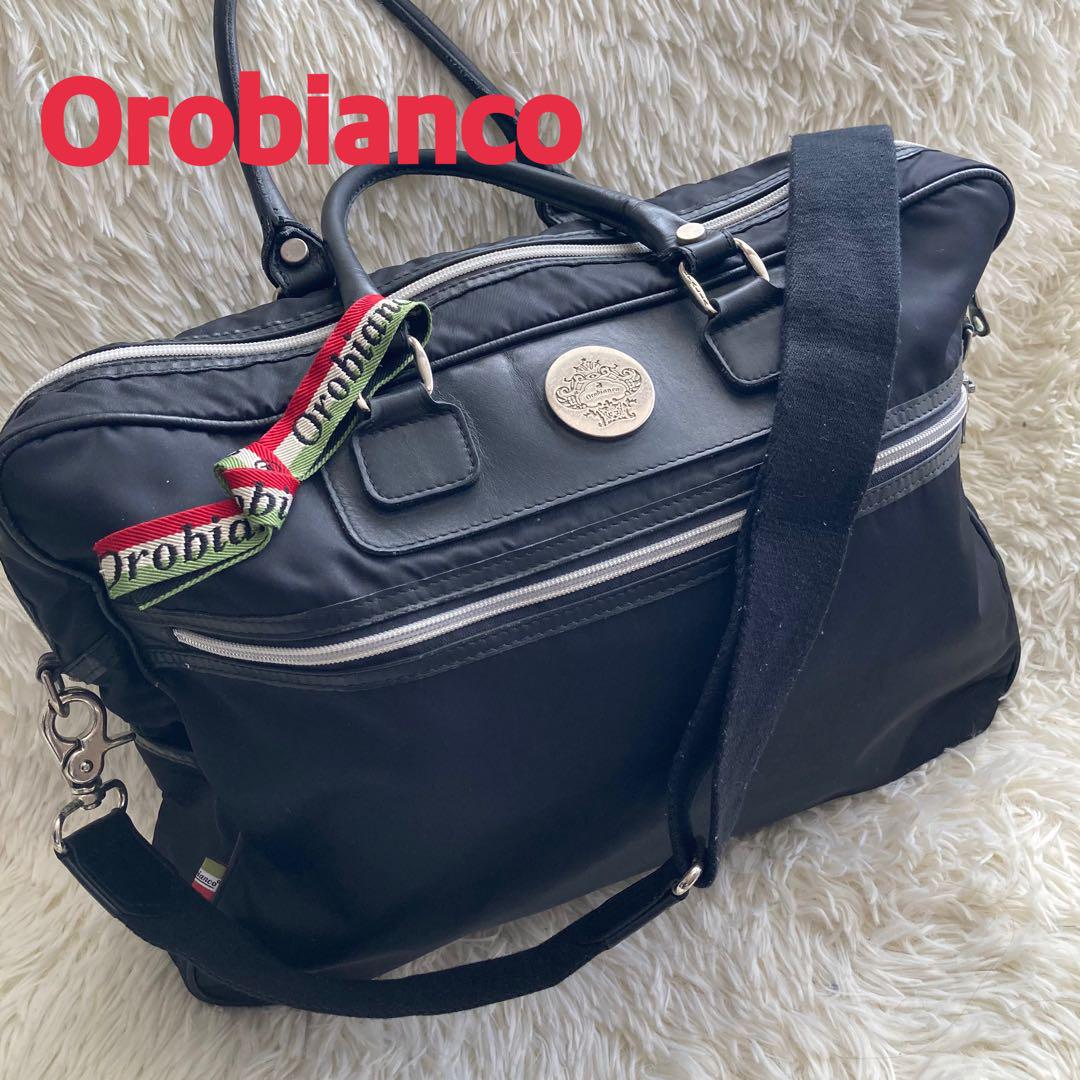 オロビアンコ　Orobianco ブラック ビジネスバッグブリーフケース2way