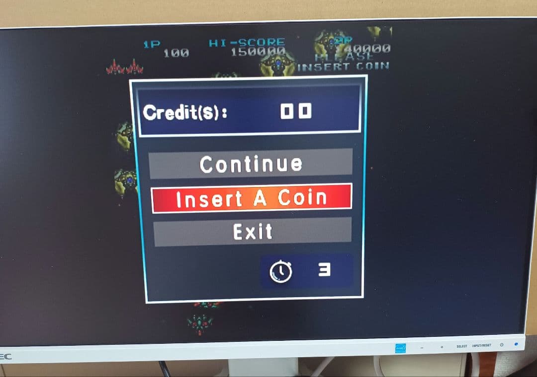 卓上ゲーム機9800パンドラBox、21.5型ワイド液晶ディスプレイHDMI出力