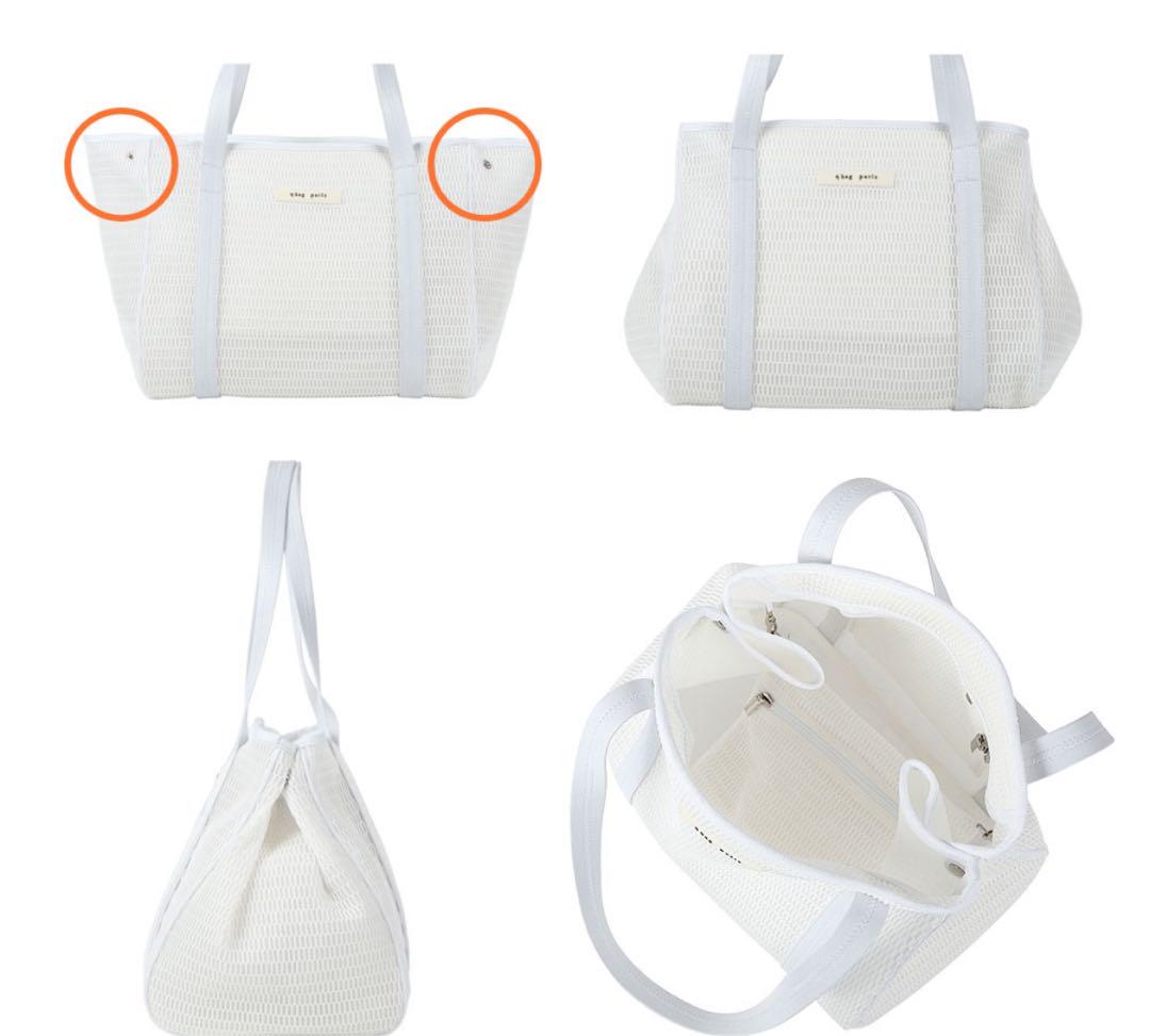 美品‼️qbag paris ネストジップM トートバッグ　マザーズバッグ　軽量